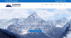 Desktop Screenshot of elevateprint.com